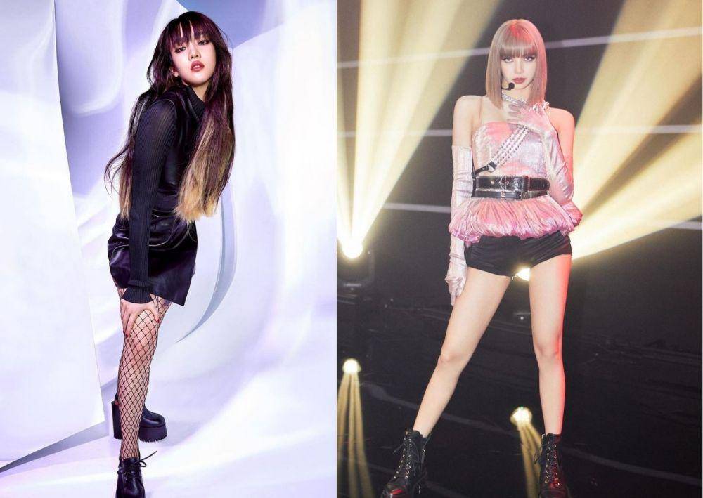 Gaya Lisa Blackpink dan Minnie G-IDLE (instagram.com/lalalalisa_m)
