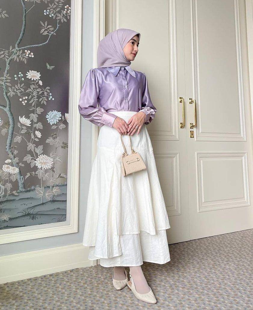 ootd silk hijab (instagram.com/oliviafindas)