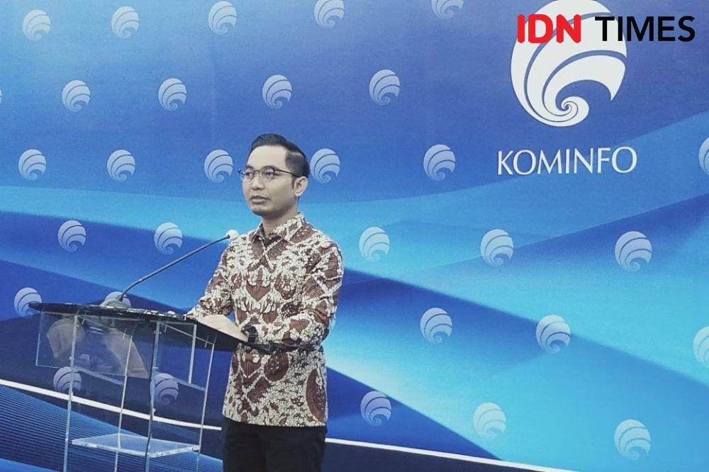 Juru Bicara Kementerian Kominfo, Dedy Permadi (IDN Times/Dini Suciatiningrum)