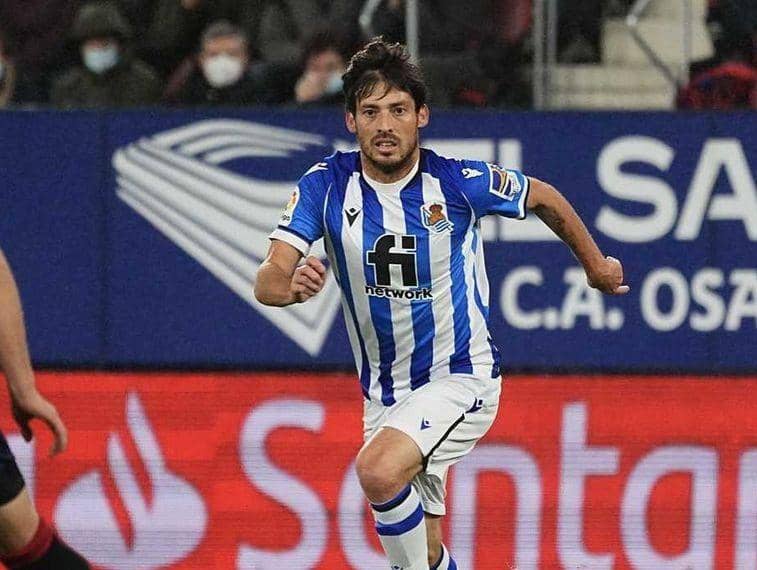 David Silva berseragam Real Sociedad (instagram.com/david21lva)
