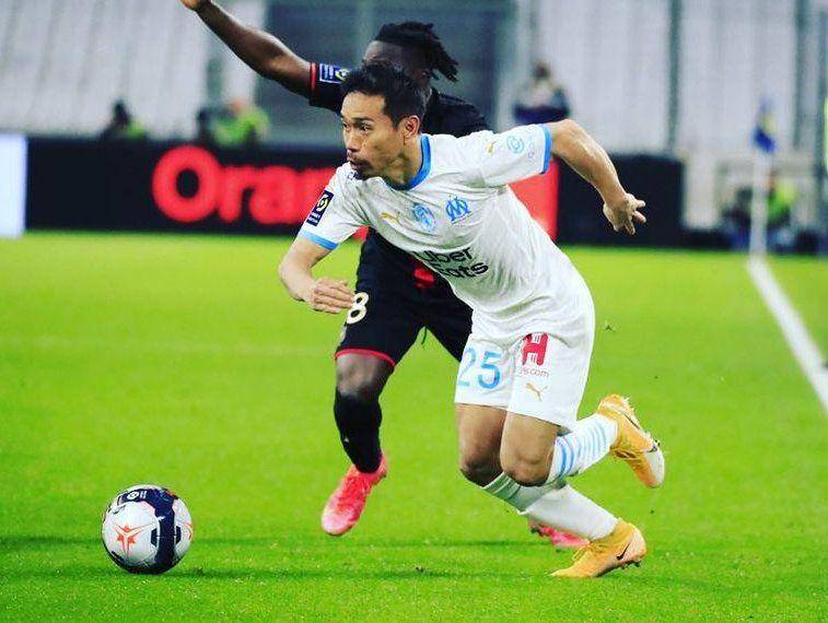 Yuto Nagatomo berseragam Marseille (instagram.com/yutonagatomo55)