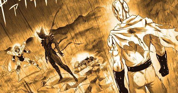 Saitama kembali ke medan pertarungan ( tonarinoyj.jp/One Punch-Man )