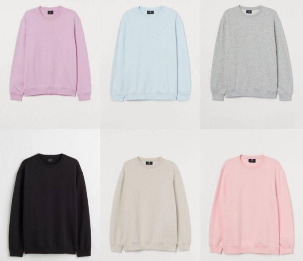 H and M | Relaxed Fit Sweatshirt (tokopedia.com/Seventeen Apparel)