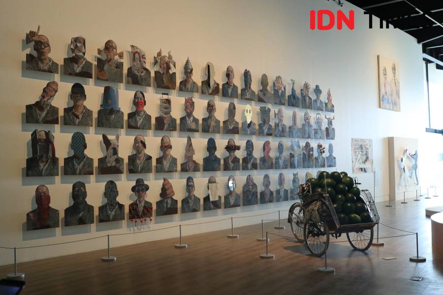 Perjalanan Karier Agus Suwage, Sudah 30 Tahun Berkarya Sebagai Seniman (Jumat, 3/6/2022). IDN Times/ Justin Amudra