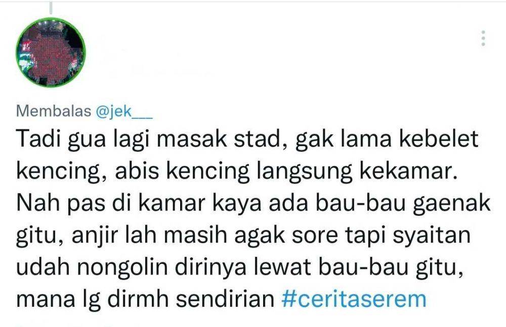 cerita horor netizen (twitter.com/influencheers)