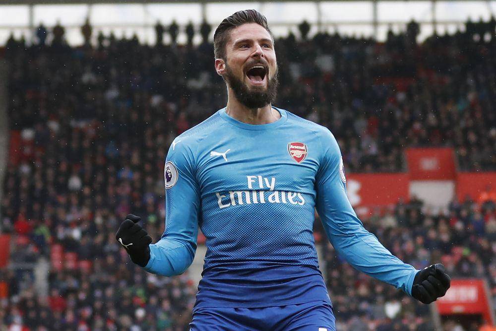 potret Olivier Giroud (twitter.com/Arsenal)