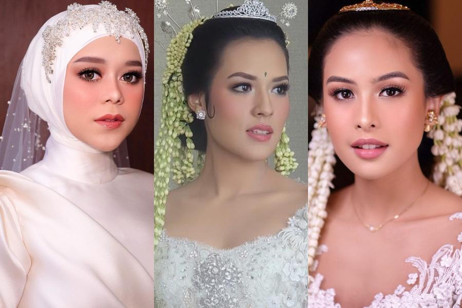 10 Ide Makeup Pernikahan Artis ala Marlene Hariman, Riasannya Natural