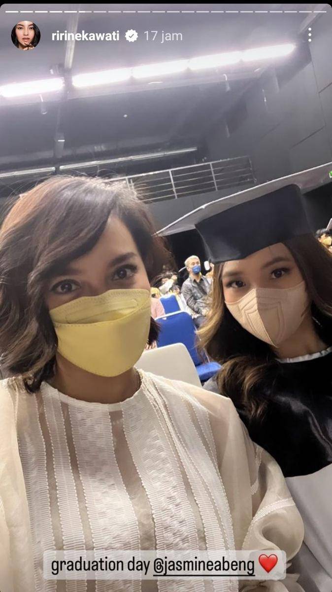 potret wisuda SMA Jasmine Abeng (instagram.com/ririnekawati)