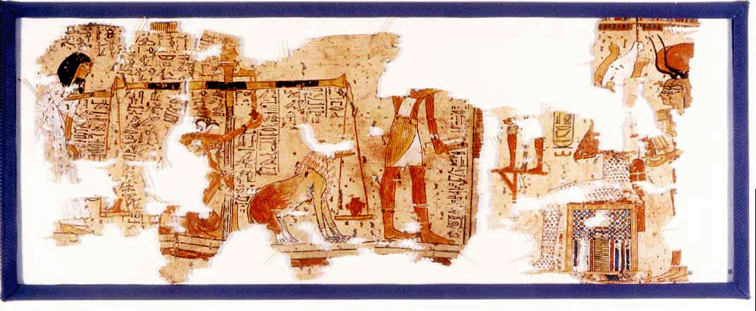 ilustrasi penggunaan orpiment (webexhibits.org/papyrus)