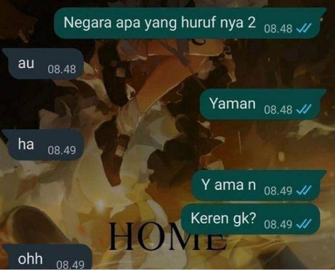chat lucu main tebak-tebakan (twitter.com/txtdariwa)