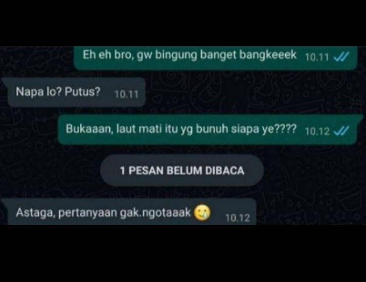 chat lucu main tebak-tebakan (instagram.com/humorsantuy)