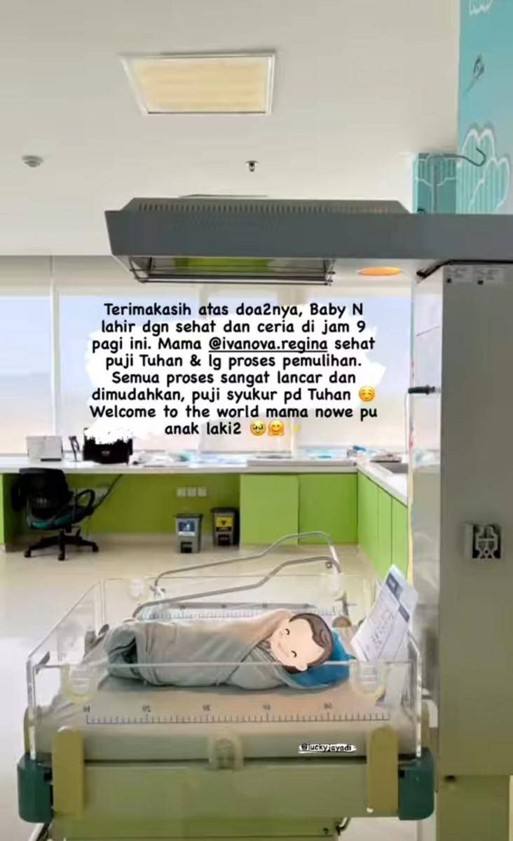 Regina Ivanova melahirkan anak pertama (instagram.com/mikhelia)