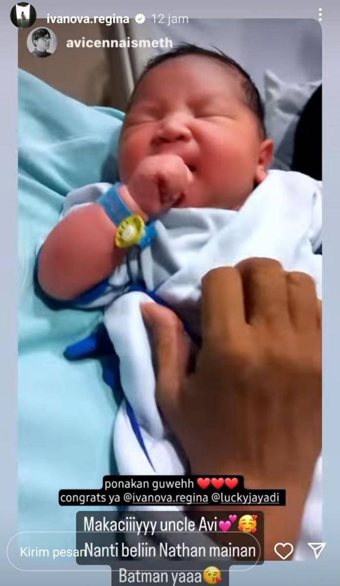 Regina Ivanova melahirkan anak pertama (instagram.com/ivanova.regina)