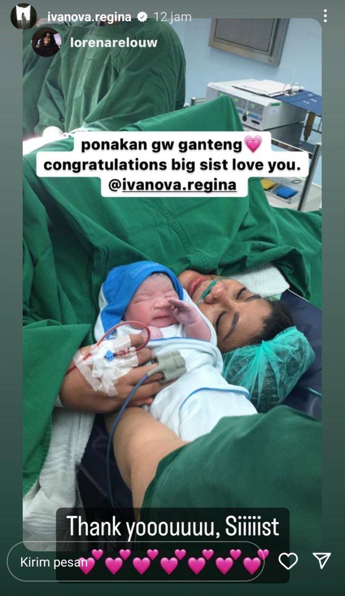 Regina Ivanova melahirkan anak pertama (instagram.com/ivanova.regina)