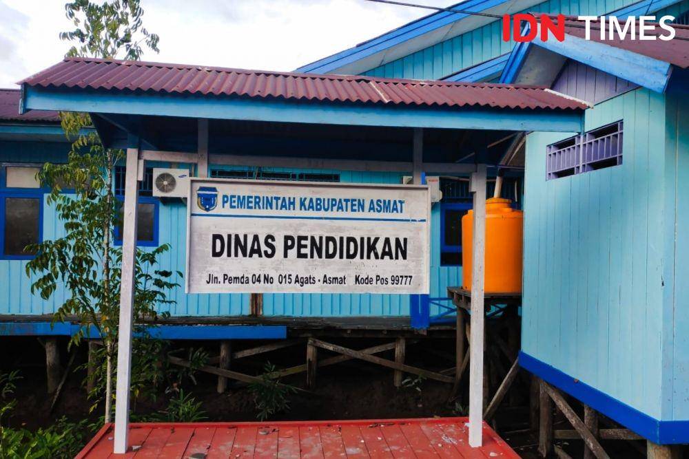Dinas Pendidikan Asmat, Papua (IDN Times/Ilman Nafi'an)