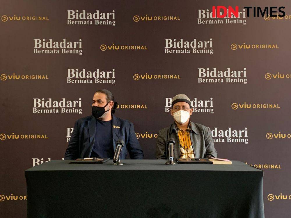 konferensi pers Bidadari Bermata Bening Viu original (dok. IDN Times/Rafifa Shabira)