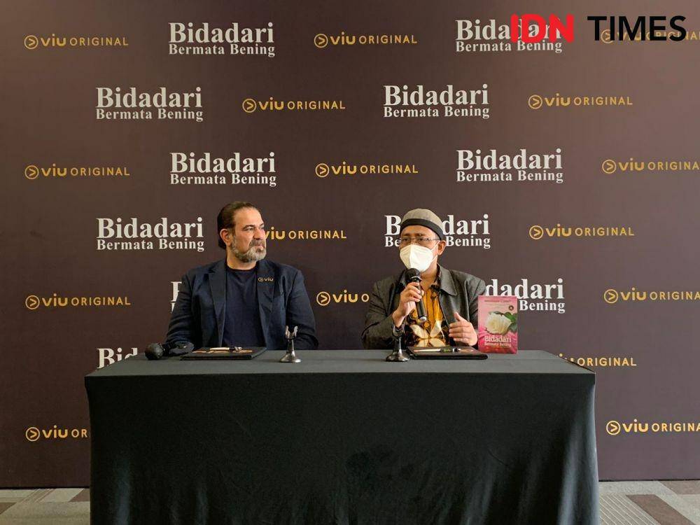 konferensi pers Bidadari Bermata Bening Viu original (dok. IDN Times/Rafifa Shabira)