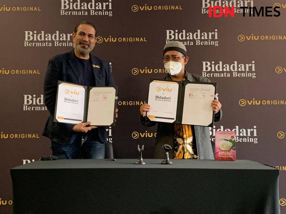 konferensi pers Bidadari Bermata Bening Viu original (dok. IDN Times/Rafifa Shabira)