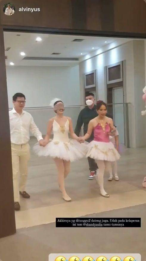 potret ulang tahun Shandy Aulia (instagram.com/alvinyus)