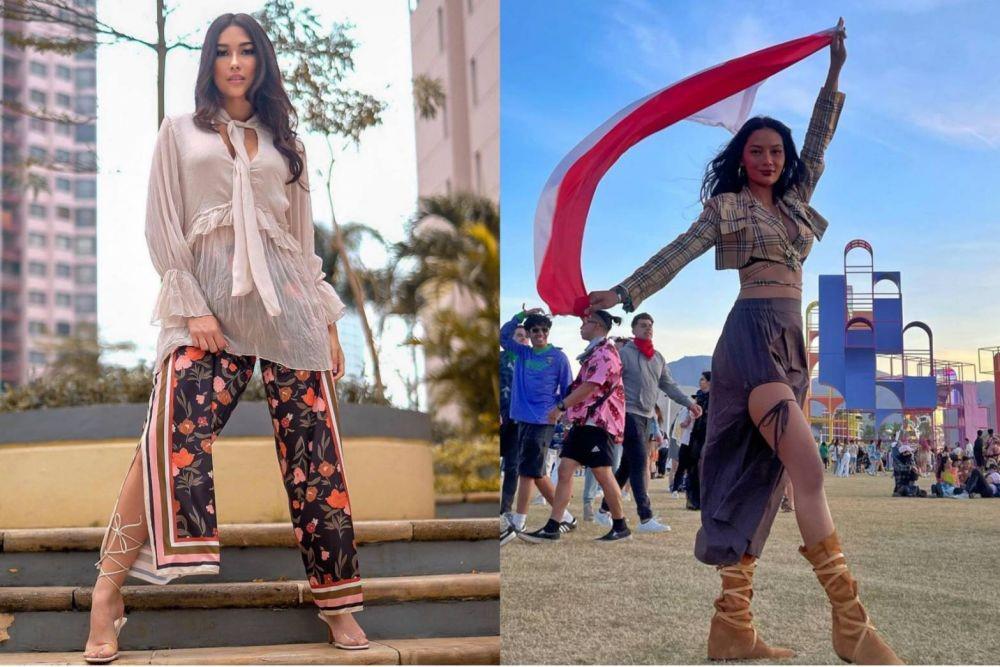 9 Adu Gaya Frederika Cull vs Erika Carlina, Beradu di Web Series Flora