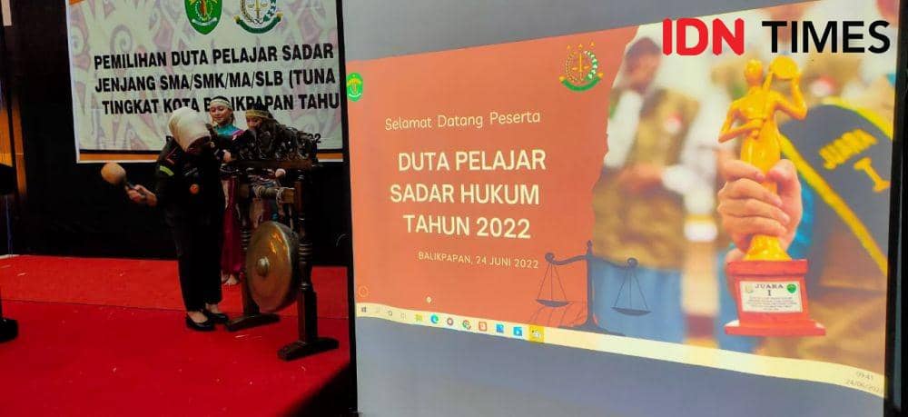 Pemilihan Duta Pelajar Sadar Hukum di Balikpapan