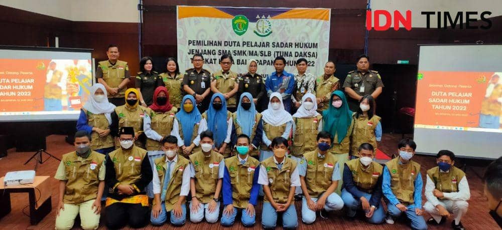 Pemilihan Duta Pelajar Sadar Hukum di Balikpapan, Jumat (24/6/2022). (IDN Times/Hilmansyah)