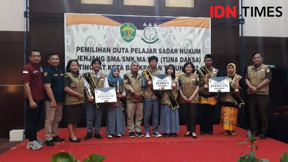 Pemilihan Duta Pelajar Sadar Hukum di Balikpapan, Jumat (24/6/2022). (IDN Times/Hilmansyah)