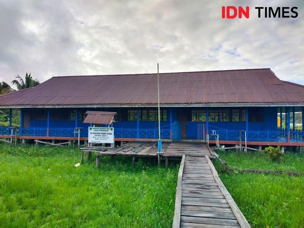Miris, Siswa SD di Asmat Banyak Putus Sekolah di Kelas 4 SD
