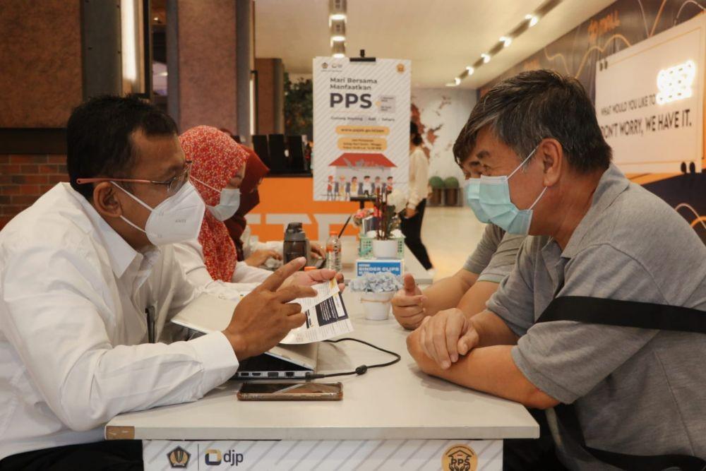 Kantor Direktorat Jenderal Pajak Jateng I membuka layanan Program Pengungkapan Sukarela di DP Mal Semarang. (dok. DJP Jateng I)
