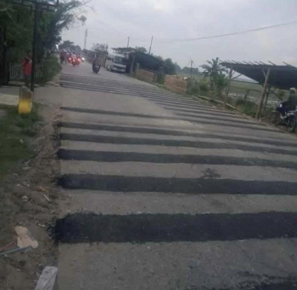 Viral Polisi Tidur Hingga 20 Baris di Tangerang