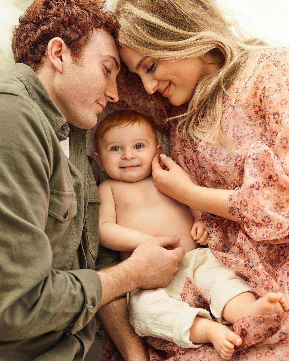 Meghan Trainor, Daryl Sabara, dan Riley Sabara (instagram.com/meghan_trainor)