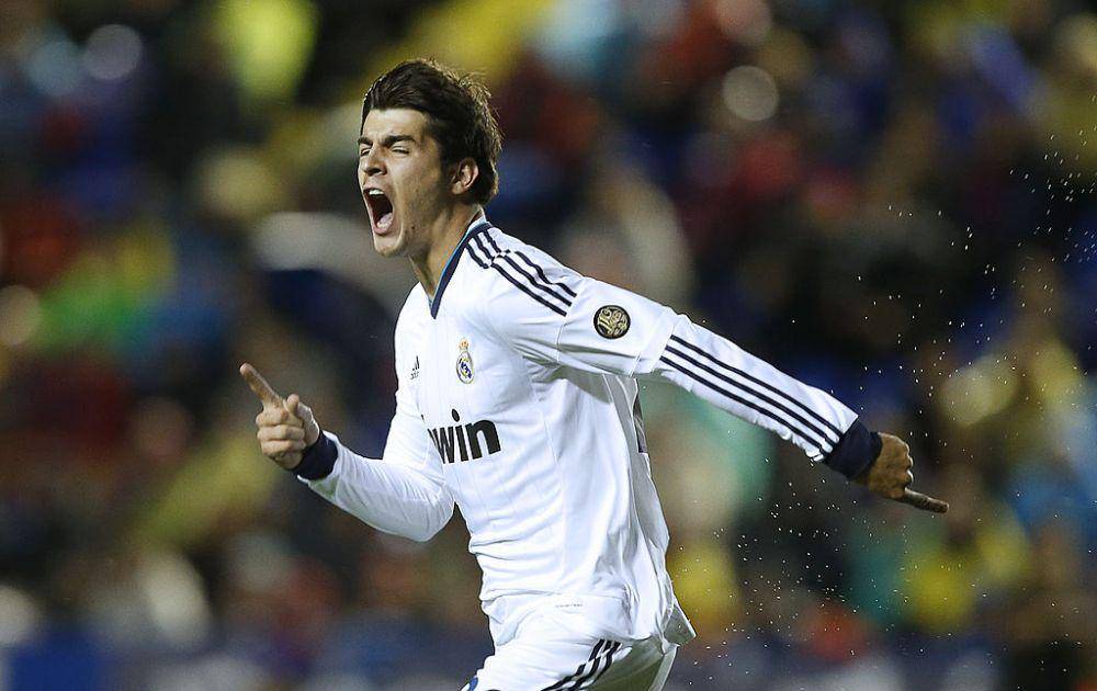 Alvaro Morata saat masih membela Real Madrid. (twitter.com/WhoScored)
