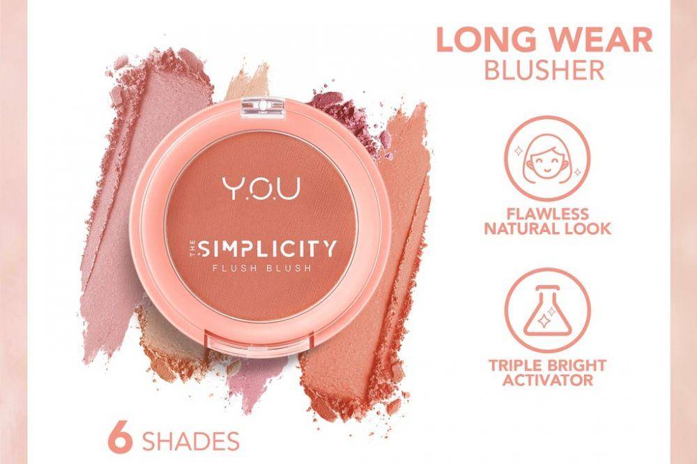 Y.O.U The Simplicity Flush Blush (shopee.co.id/youbeautyofficial)