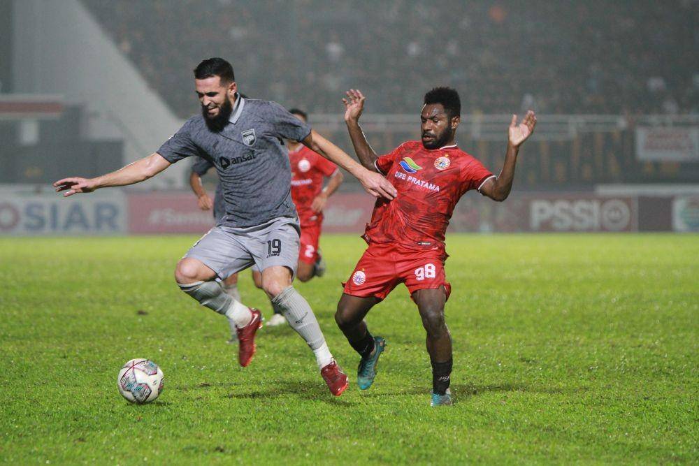 Persija kalah dari Borneo FC 2-1 di babak penyisihan Grup B Piala Presiden 2022. Mereka pun terbenam di juru kunci dan dipastikan tak lolos ke fase gugur. (Dok. Persija)