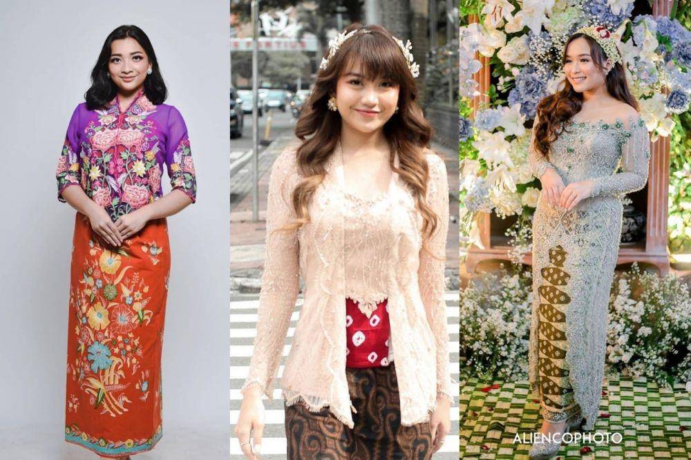 Kebaya dengan Rambut Tergerai (Berbagai Sumber)