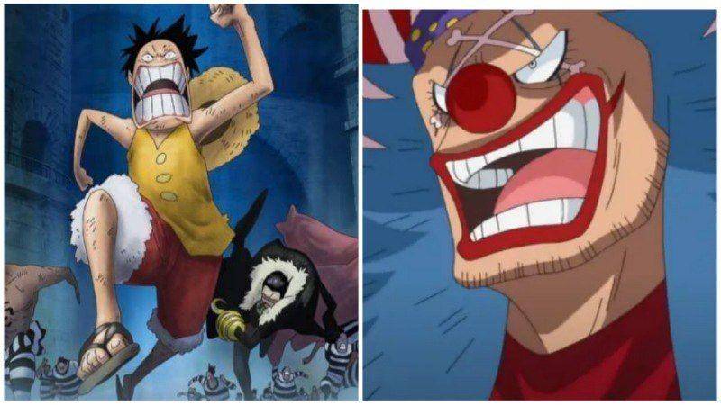 Luffy dan Buggy. (Dok. Toei Animation/One Piece)