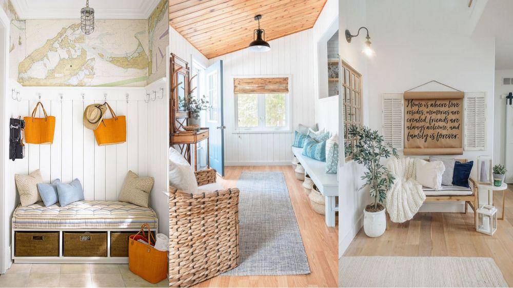 nautical entryway (goodhousekeeping.com|tiffanyleighdesign.com|id.pinterest.com/firstdayofhome)