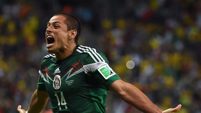 Javier Hernandez berseragam Timnas Meksiko (skysports.com)