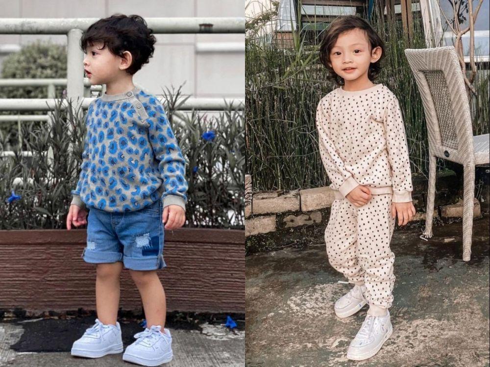 9 Potret Arzou Anak Miqdad Addausy yang Mirip Aktor Korea
