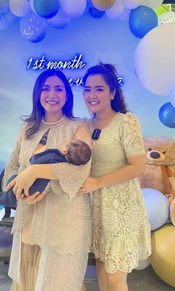 Baby Don dijenguk rekan artis mamanya (instagram.com/inijedar)
