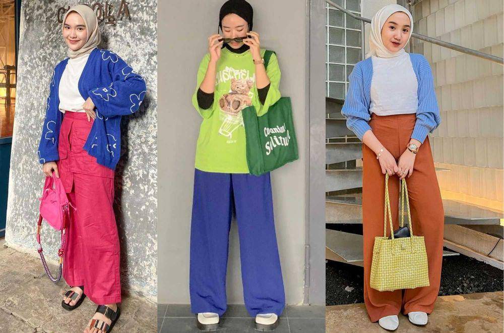 Potret OOTD tabrak warna (instagram.com/felia.amanda)