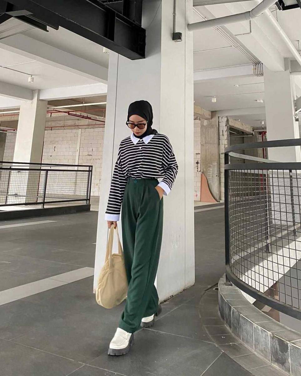 Potret OOTD tabrak warna (instagram.com/felia.amanda)