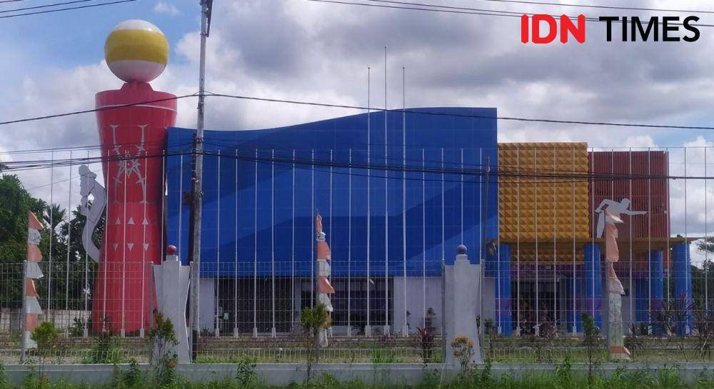 Venus biliar yang dahulunya digunakan untuk penyelenggaraan PON XX Papua kini tidak ada aktifitas, walaupun demikian tetap di jaga oleh pengelola Ricky Lodar/ IDN Times