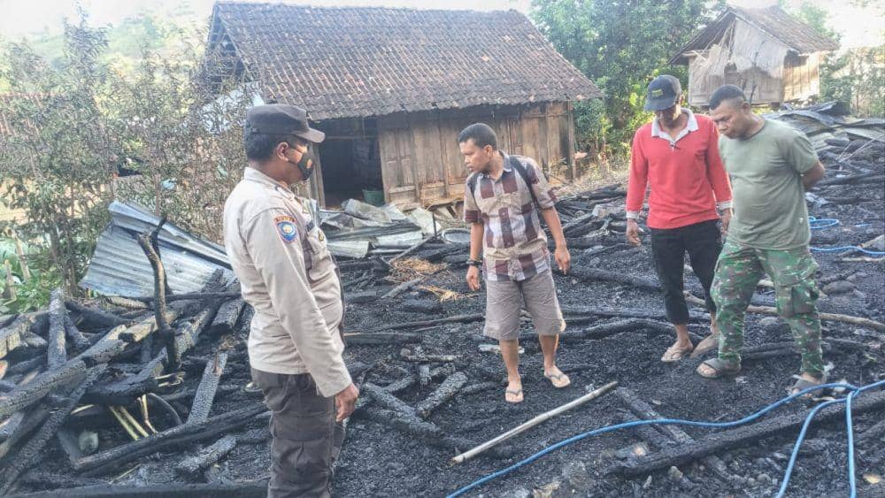 Hidup Sebatang Kara, Seorang Kakek di Bima Tewas Terbakar di Rumahnya