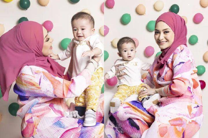 pemotretan Nathalie Holscher dan baby Adzam (instagram.com/creatinkmoments)