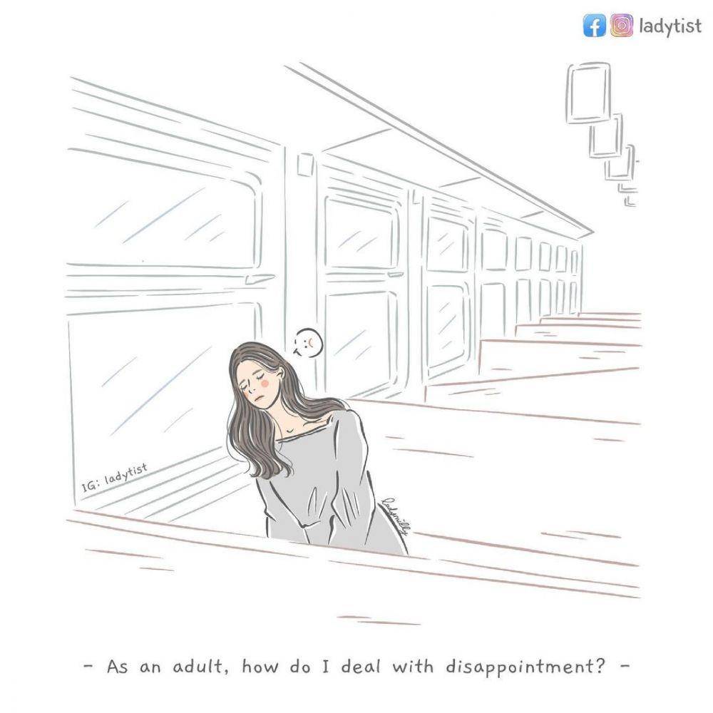 Ilustrasi cewek single. (instagram.com/ladytist)