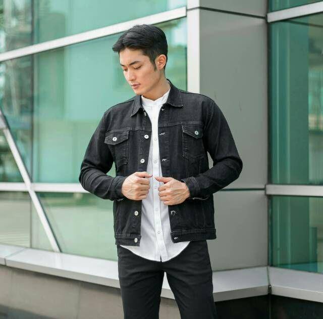 Waze Denim Jacket Black (livehaf.com)