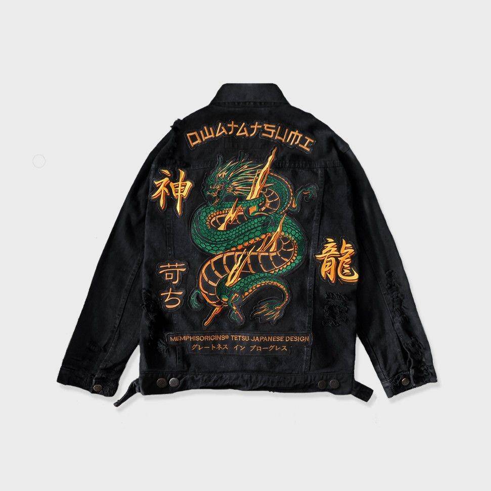 Ripped Denim Jacket Owatatsumi (Shopee.id)