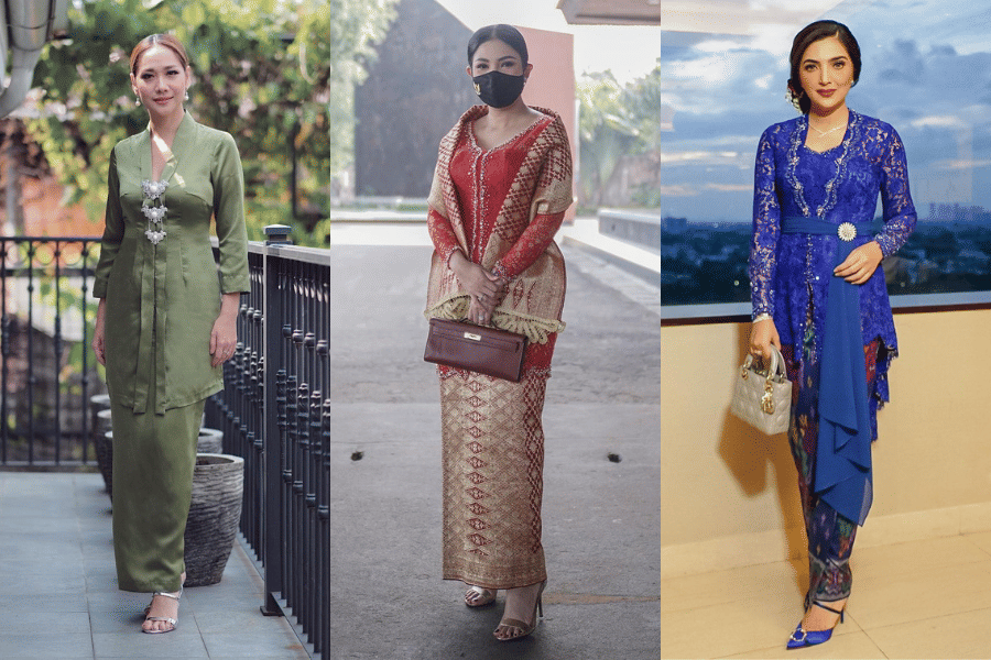 12 Inspirasi Kebaya Kondangan Bergaya Formal, Anggun bak Priyayi