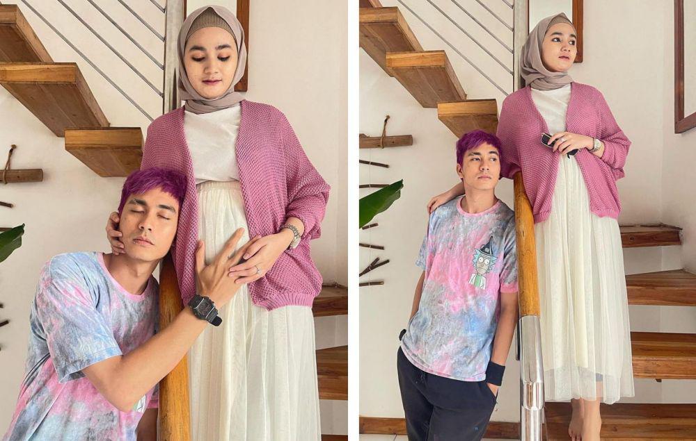 9 Potret Evan Marvino Jadi Suami Siaga, Sebentar Lagi Jadi Orangtua!